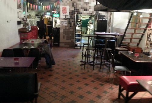 inside at Kafe 44 in Stockholm