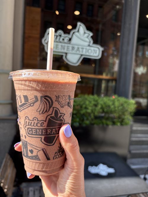 Rise and grind  at Juice Generation - Prince St in New York City