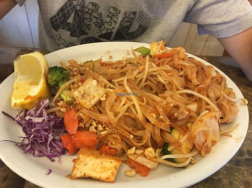 Vegan Pad Thai w/Tofu at Thai House in Crescent City