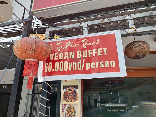 Great value $3 all you can eat at Tu Phúc Thānh - Vegan Buffet Chay in Phu Quoc