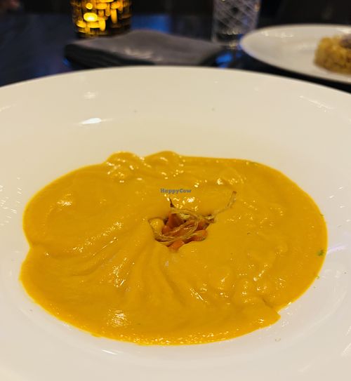Carrot Ginger Soup   at Gordon Ramsay Hell's Kitchen in Stateline