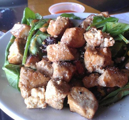 Tofu Salad.  at Lilly's Pizza in Raleigh