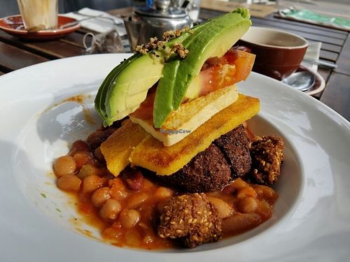 Vegan stack at Mad Spuds in Surry Hills