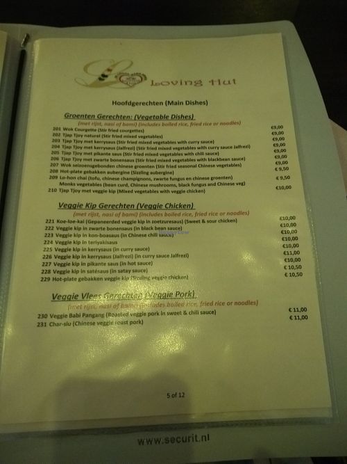 Loving Hut Maastricht - 100% Vegan Menu at Loving Hut in Maastricht