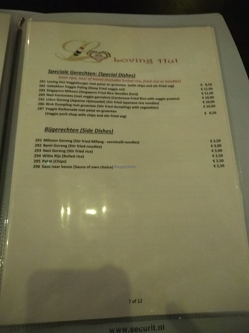 Loving Hut Maastricht - 100% Vegan Menu at Loving Hut in Maastricht