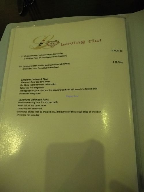 Loving Hut Maastricht - 100% Vegan Menu at Loving Hut in Maastricht