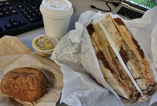 Reuben Time 👍 at Ben & Esther's Vegan Jewish Deli in Seattle