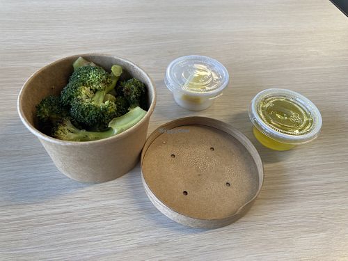 Side order of broccoli 🥦   at Picnic in Evanston