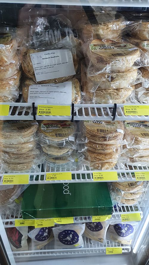 Selection of Funky Pies at Go Vita - Park Beach Plaza in Coffs Harbour