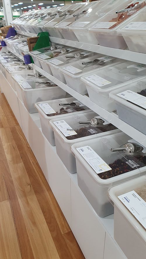 Bulk foods. Clear ingredients on each at Go Vita - Park Beach Plaza in Coffs Harbour