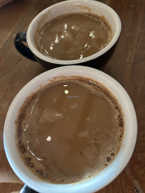 Great coffee - that’s about it for vegans   at Northern Edge Coffee in Berwick-upon-tweed