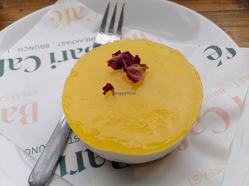 Lemon tart at Bari Café in Cahersiveen