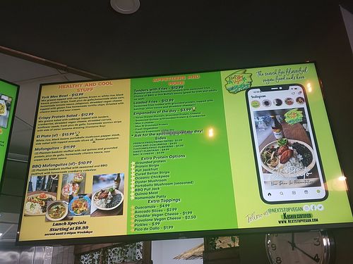 More options! at Next Stop Vegan in Brooklyn