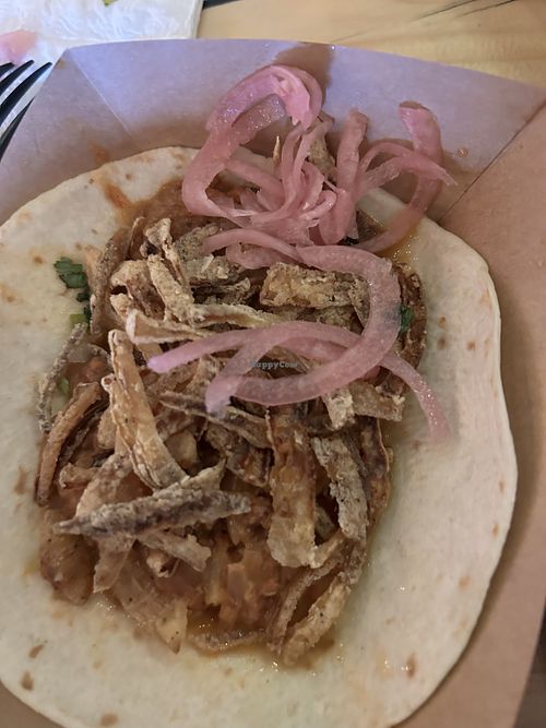 Vegan taco  at Ruby Soho's in Lindenhurst