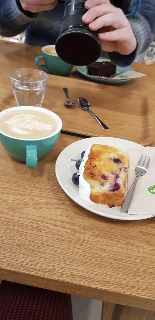 Blueberry lemon loaf at Ratio Coffee in Salzburg