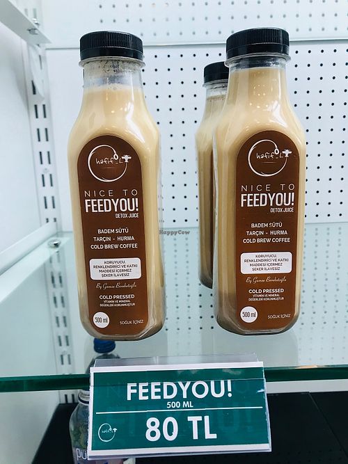 Cold brew plant based coffee  at Nice to Fit You in Istanbul