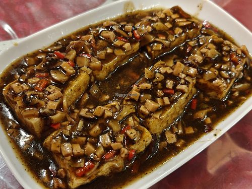 xiang chun beancurd at Qi Fu Healthy Park Vegetarian in Ipoh