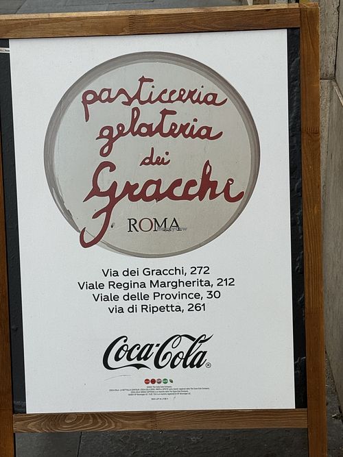   at Gelateria dei Gracchi in Rome