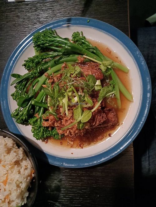 Special fried tofu at Soul Vegan in Edinburgh