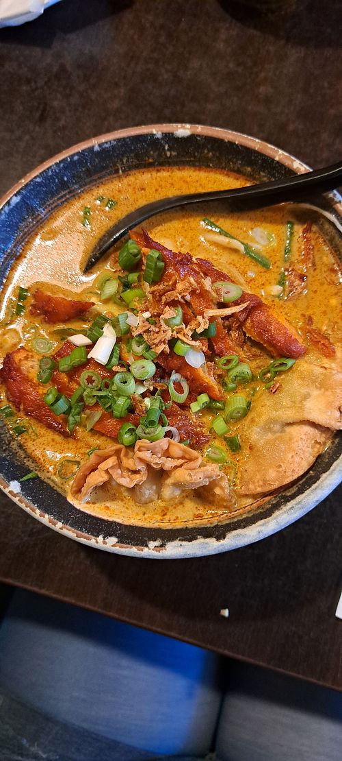 Laksa at Soul Vegan in Edinburgh