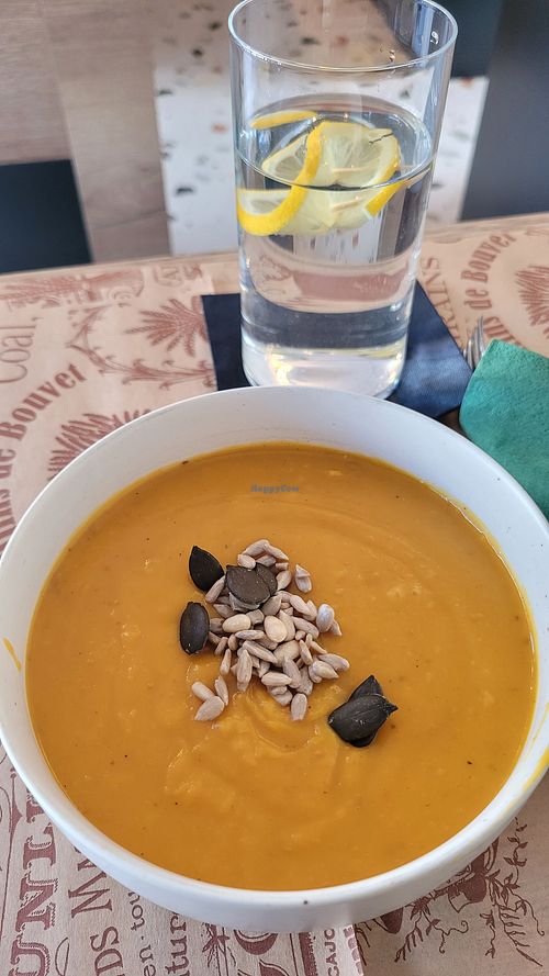 Pumpkin soup at Terina in Split