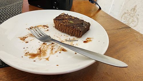 nutri brownie. a healthy brownie. I wish they offered vegan ice cream at WOW Healthy Food Coffee in Sucre