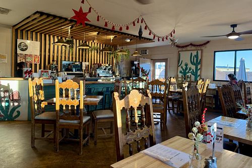Dining room  at Amigo Cafe in Kayenta