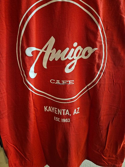 Swag at Amigo Cafe in Kayenta