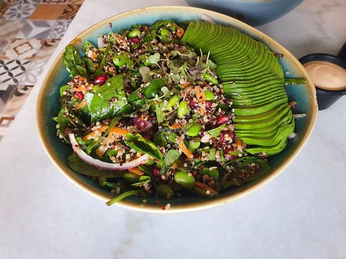 Quinoa salad  at Omikron Brunch in Paphos