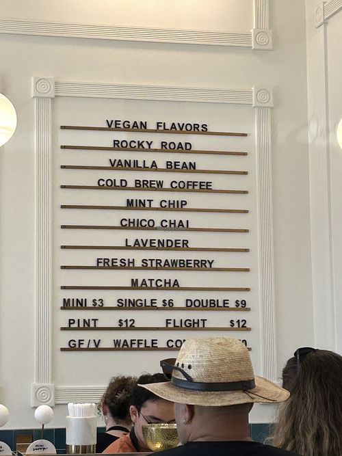 Flavors   at Savor Ice Cream in Chico