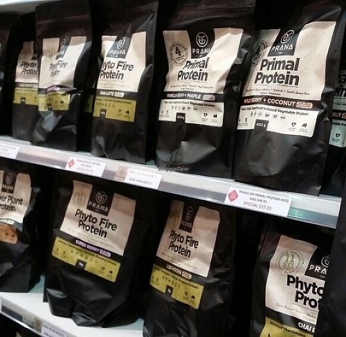vegan protein powder at Go Vita in Chermside