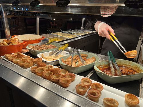 Choice of 3 “meats”  at The Barn Pub & Restaurant in Rugby