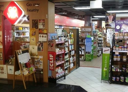 shop entrance at Go Vita in West End