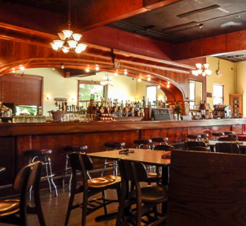 inside at Trumpet Blossom Cafe in Iowa City