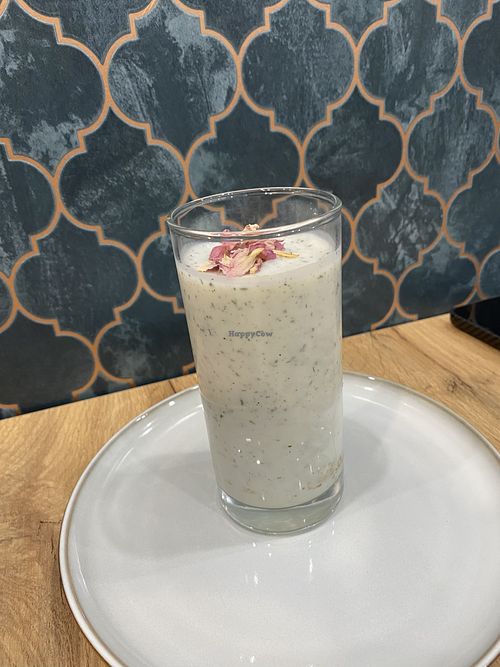 Ayran with spices  at Dadashi in Hamburg