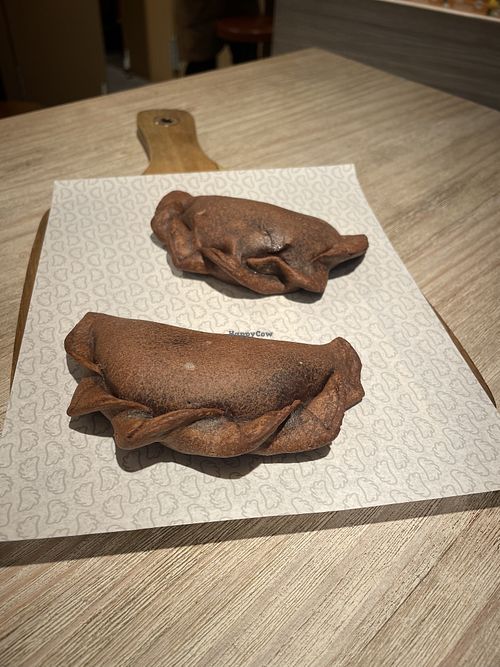 Banana chocolate empanadas  at Las Muns - Ronda Universitat in Barcelona