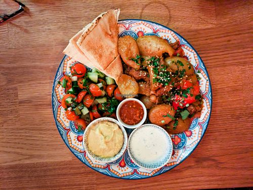 Meal at Dervish at Dervish in Berlin