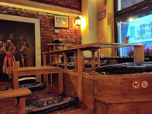 Eat-in space at Dervish in Berlin