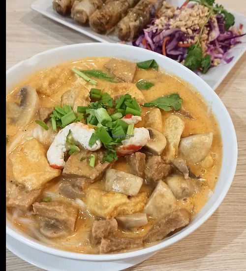 Laksa at VEGE Kitchen in Warsaw