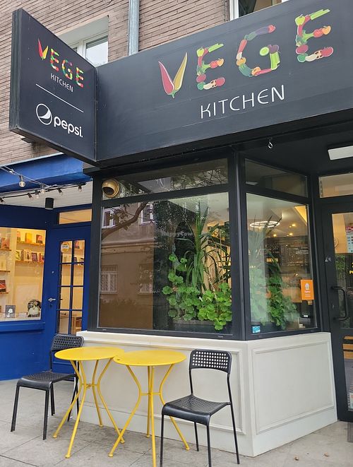 Outside at VEGE Kitchen in Warsaw