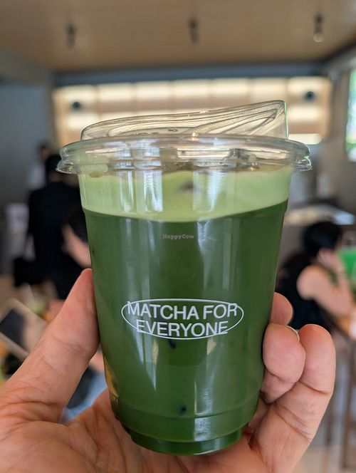 Iced matcha at MTCH™ - Ari in Bangkok