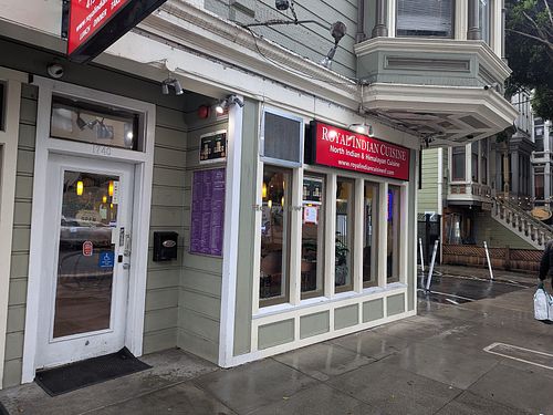  at Royal Indian Cuisine on Fillmore in San Francisco