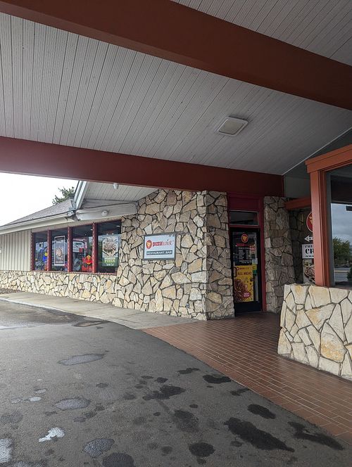 Entrance door to the left of the hotel front door at Pizza Twist in Reno