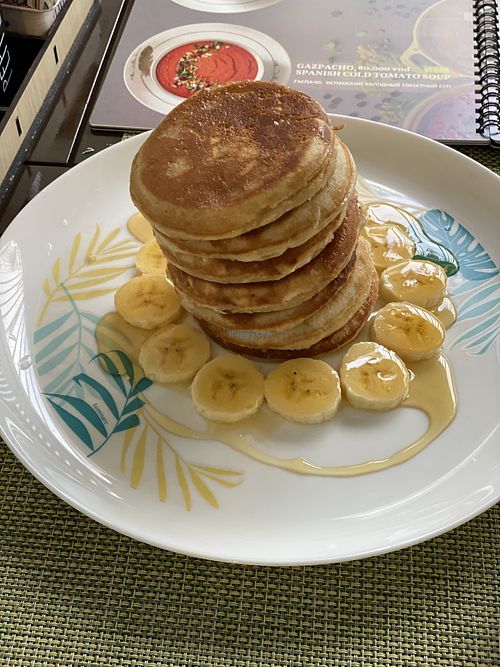 Vegan pancakes  at Sweet Secret in Nha Trang
