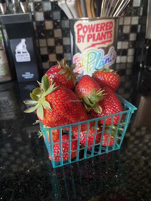 Organic Strawberries 🍓   at Downtown Farmers' Market in San Leandro