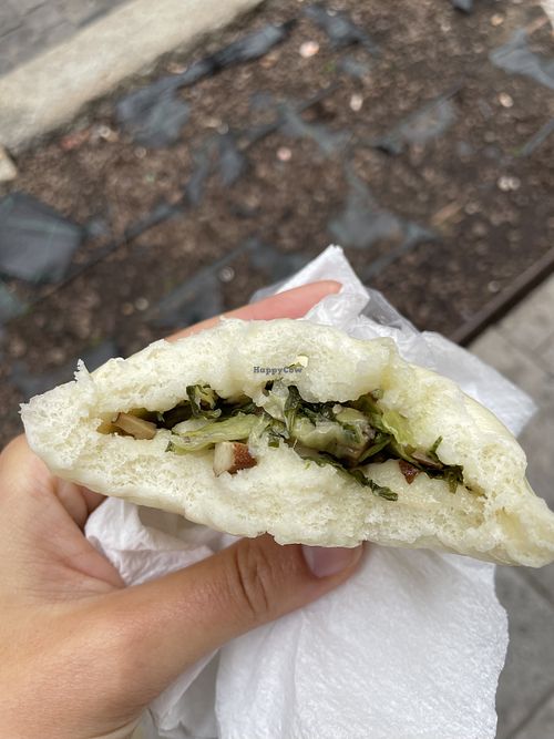 mushrooms and vegetables   at Bao Zi in Milan