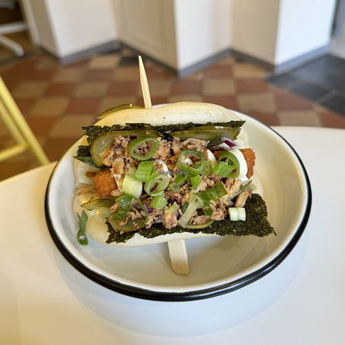 Faux fish nap  at Lil Bao  in Brussels