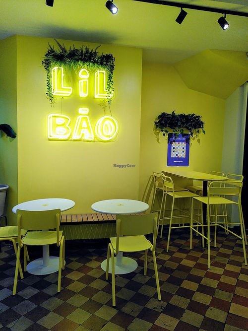Eat-in space at Lil Bao  in Brussels