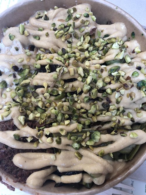 Vegan bowl   at Rafiky in Turin