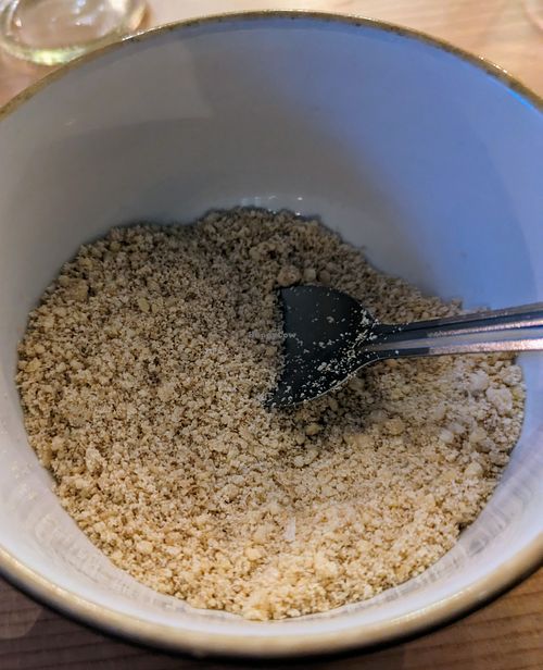 I swear their cashew parmesan is laced with crack at Pastan Brighton in Brighton